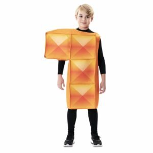 Fato de Tetris Laranja para Criança