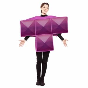 Fato de Tetris Roxo Adulto
