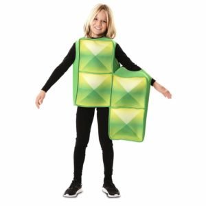 Fato de Tetris Verde para Criança