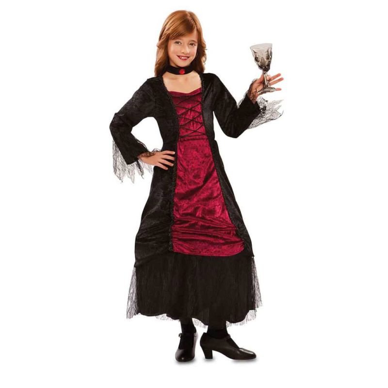 Fato de Vampira Elegante Infantil