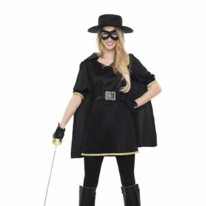 Fato Zorro Mulher T. M/L