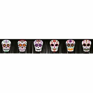 Grinalda franjas dia dos mortos 20x182 cm.