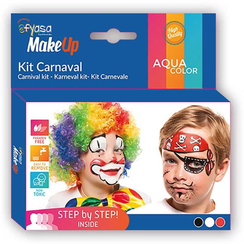 Kit Aquacolor Carnaval 3 Cores 3x2 Gr.