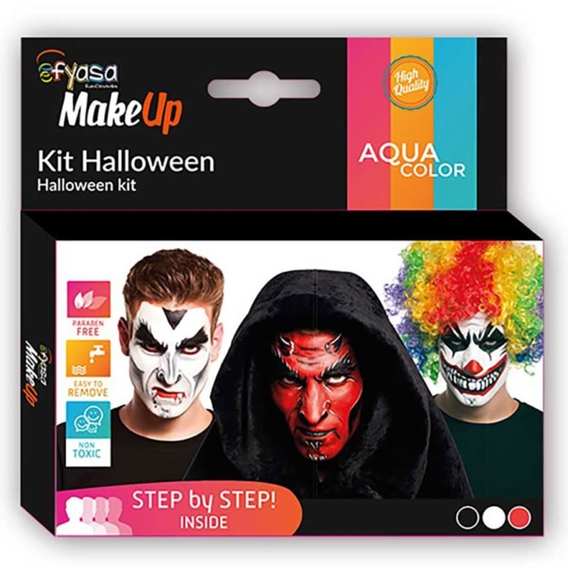 Kit Aquacolor Halloween 3 Cores 3x2 Gr.