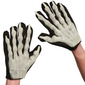 Luvas Esqueleto Fluorescente
