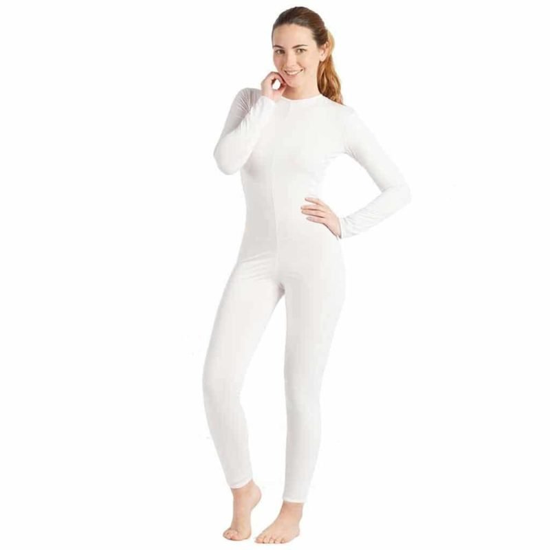 Macacão Branco Lycra Mulher