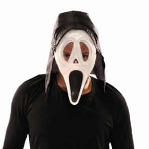 Máscara Scream Fosforescente com Capuz