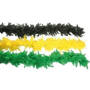 Penas Boás Amarelo 66 Gr 200cm