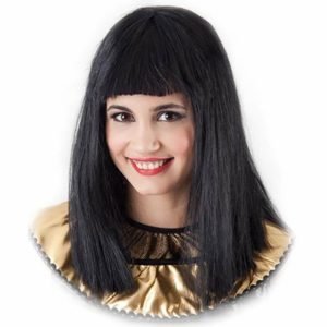 Peruca Lisa Média Preta