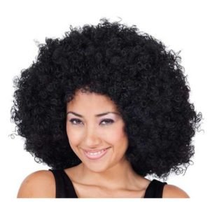 Peruca Mega Afro Preta