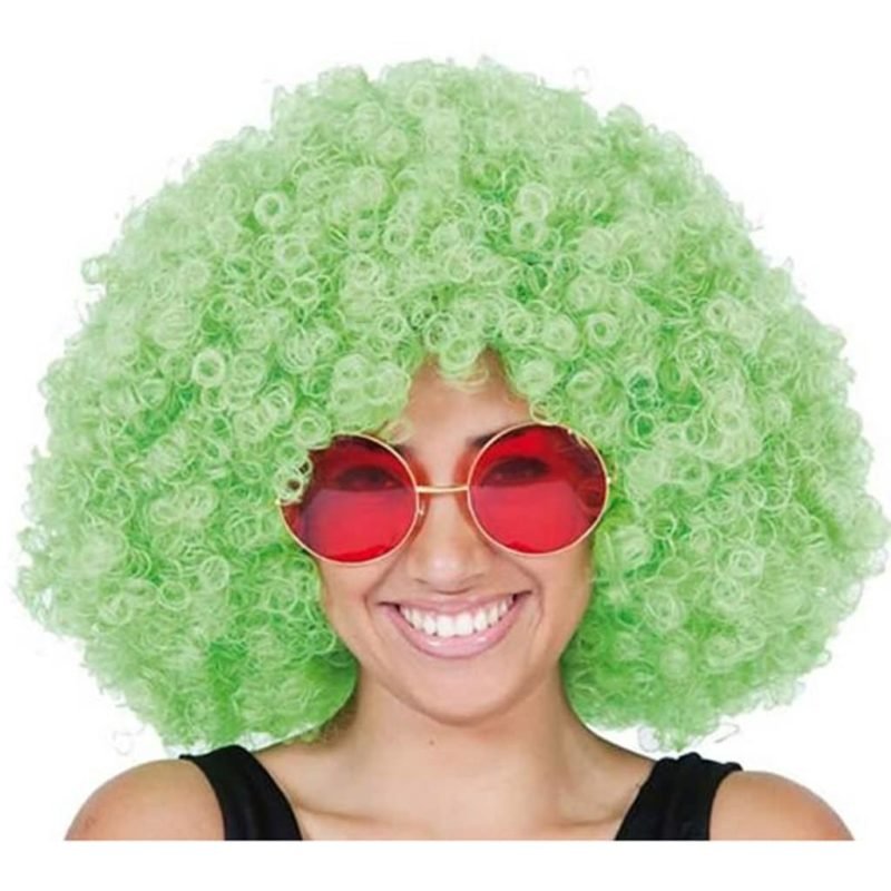 Peruca Mega Afro Verde