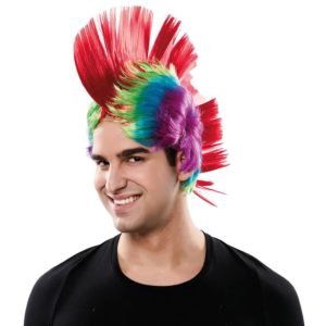 Peruca punk em caixa