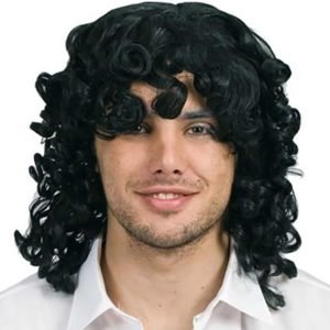 Peruca de Rei Preta