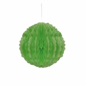 Pom Pom de Papel Verde 42cm Ø 2 Udes