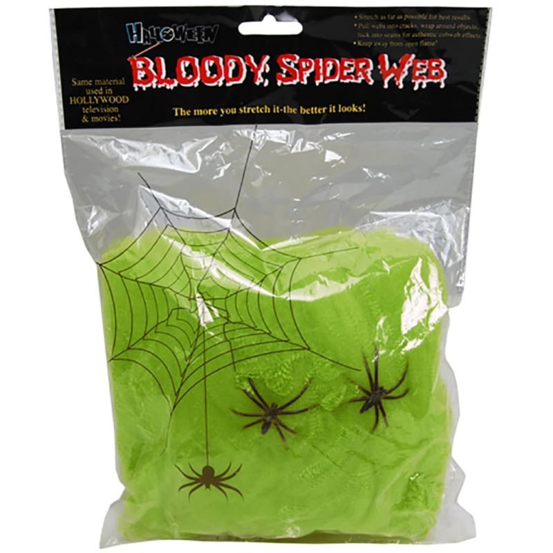 Teia Aranha Verde com 2 Arranhas (6 Bolsas de 20Gr )