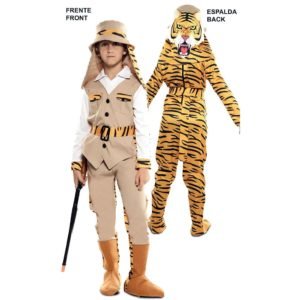 Fato Dupla Diversão! Caçador e Tigre Criança