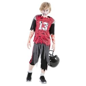Fato de Jogador de Futebol Americano Zombie Criança