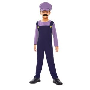 Fato de Encanador Roxo Criança