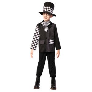Fato de Chapeleiro Negro Criança