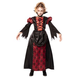 Fato de Vampira Gótica Crianças