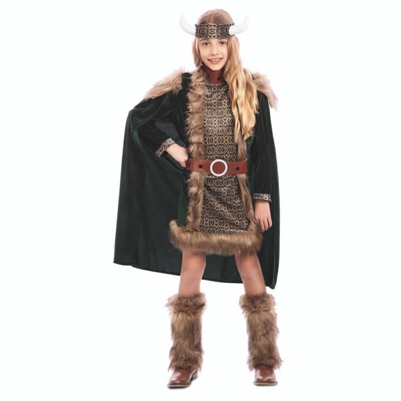 Fato de Viking Deluxe Menina