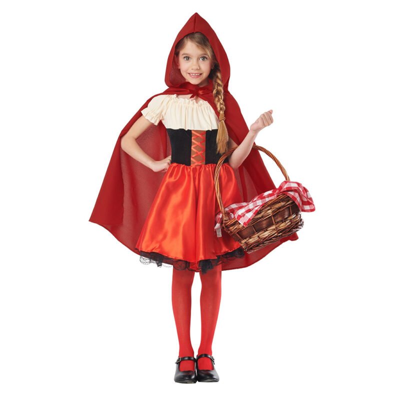 Fato de Chapeuzinho Vermelho para Menina