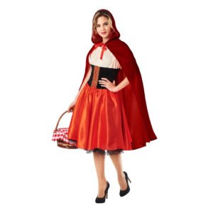 Fato de Chapeuzinho Vermelho para Mulher