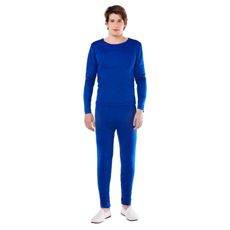Maillot Azul de Spandex 2 Peças para Homem
