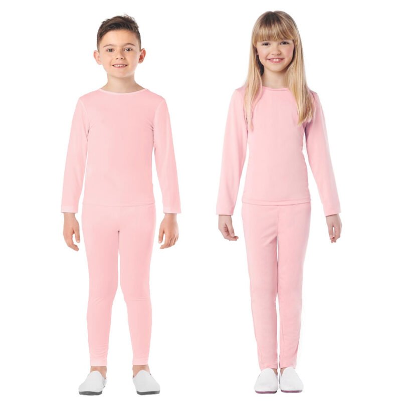 Maillot Rosa 2 Pçs de Spandex para Crianças