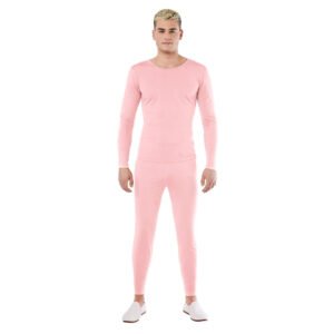 Maillot Rosa de Spandex 2 Peças para Homem