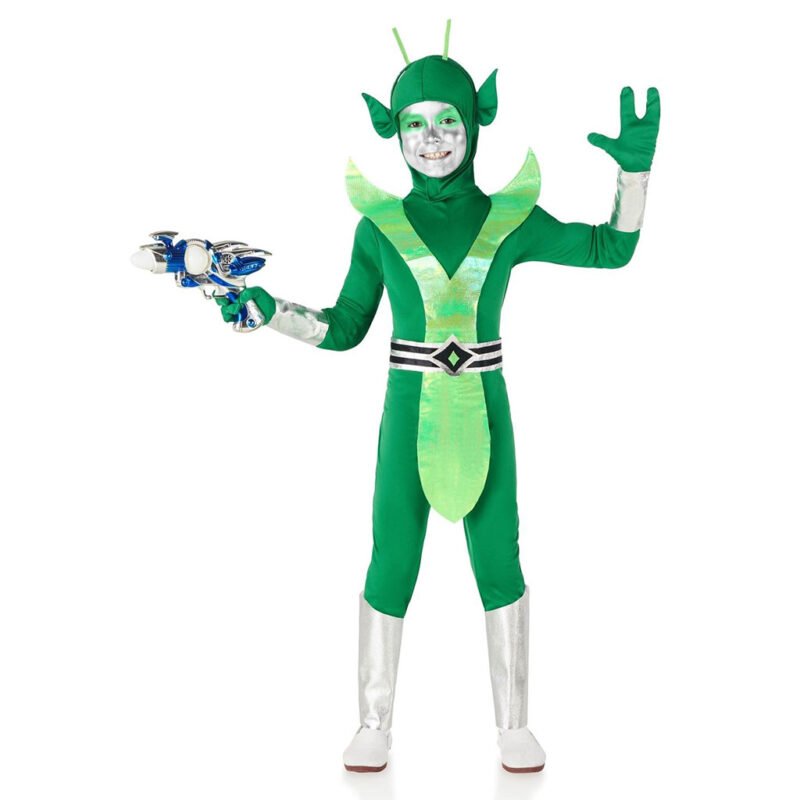 Fato de Alien Verde para Crianças