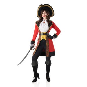 Fato de Capitã Pirata Hook para Mulher