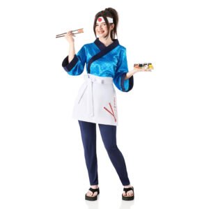 Fato de Cozinheira Sushi para Mulher