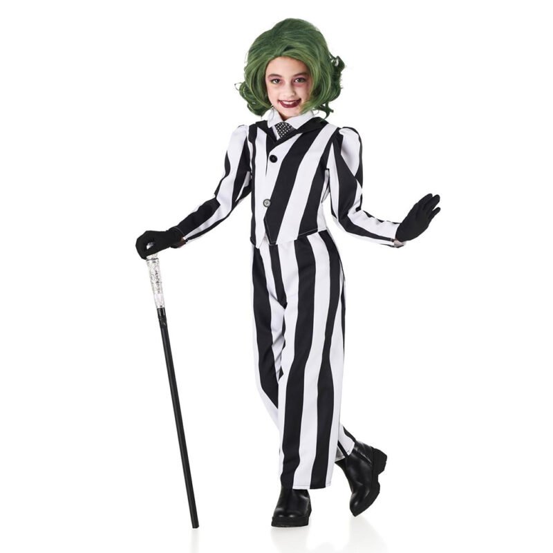 Fato de Beetlejuice para Menina