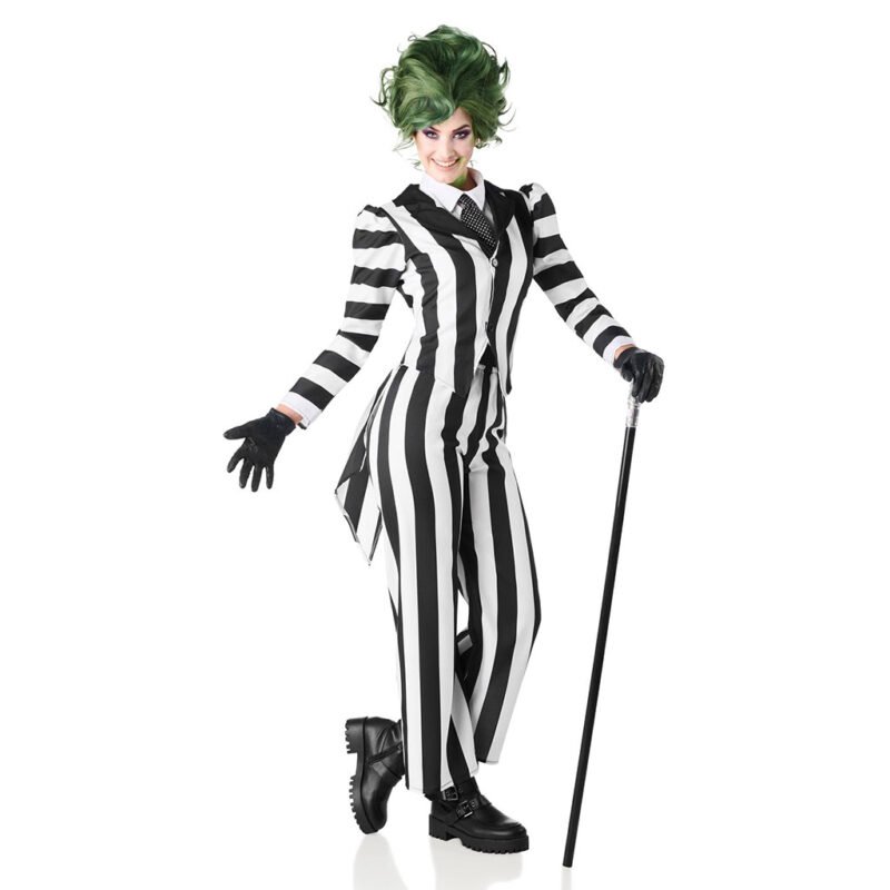 Fato de Beetlejuice para Mulher