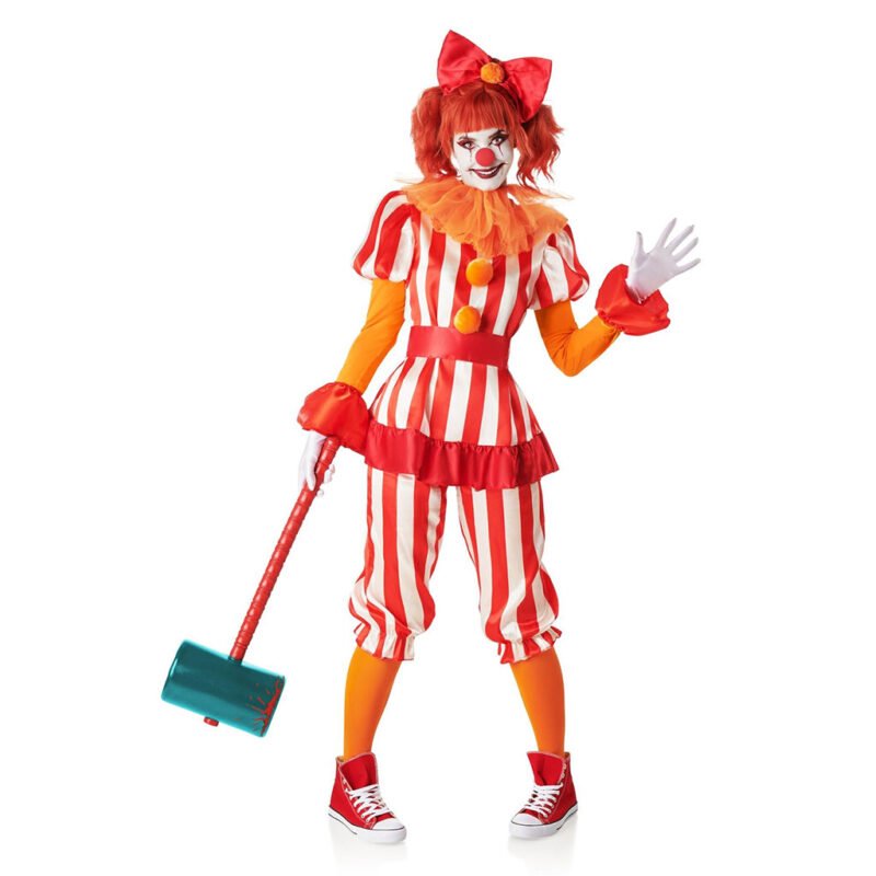Fato de Palhaça Circo do Terror para Mulher