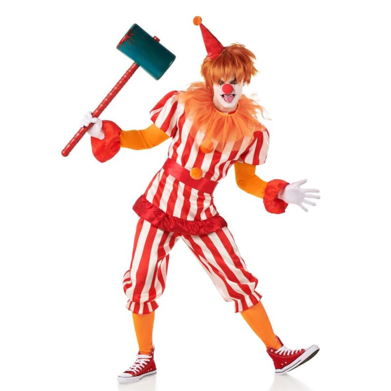 Fato de Palhaço do Circo do Terror para Homem