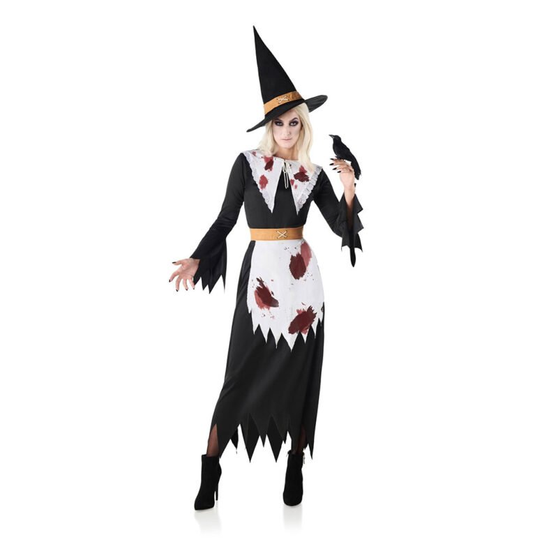 Fato de Bruxa de Salem para Mulher