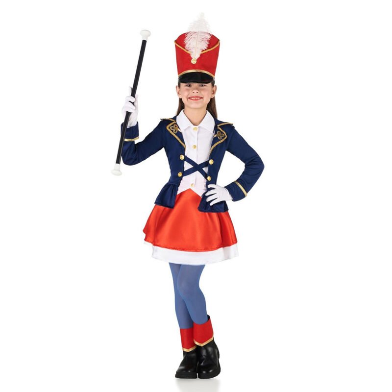 Fato de Majorette Azul para Menina