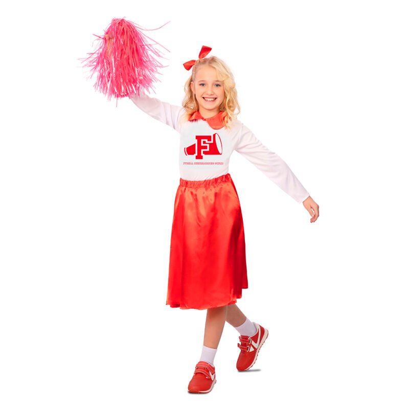 Fato de Cheerleader Anos 50 Menina
