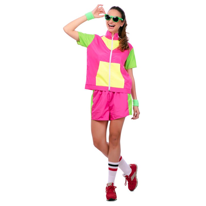 Fato de Desportista Anos 80 Mulher