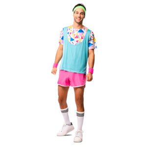 Fato de Desportista Anos 80 Homem