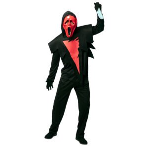 Fato de Fantasma Scream Vermelho Homem