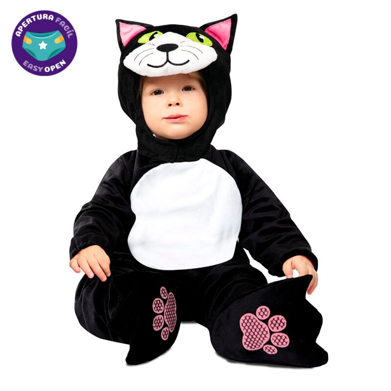 Fato de Gatinho Bebé