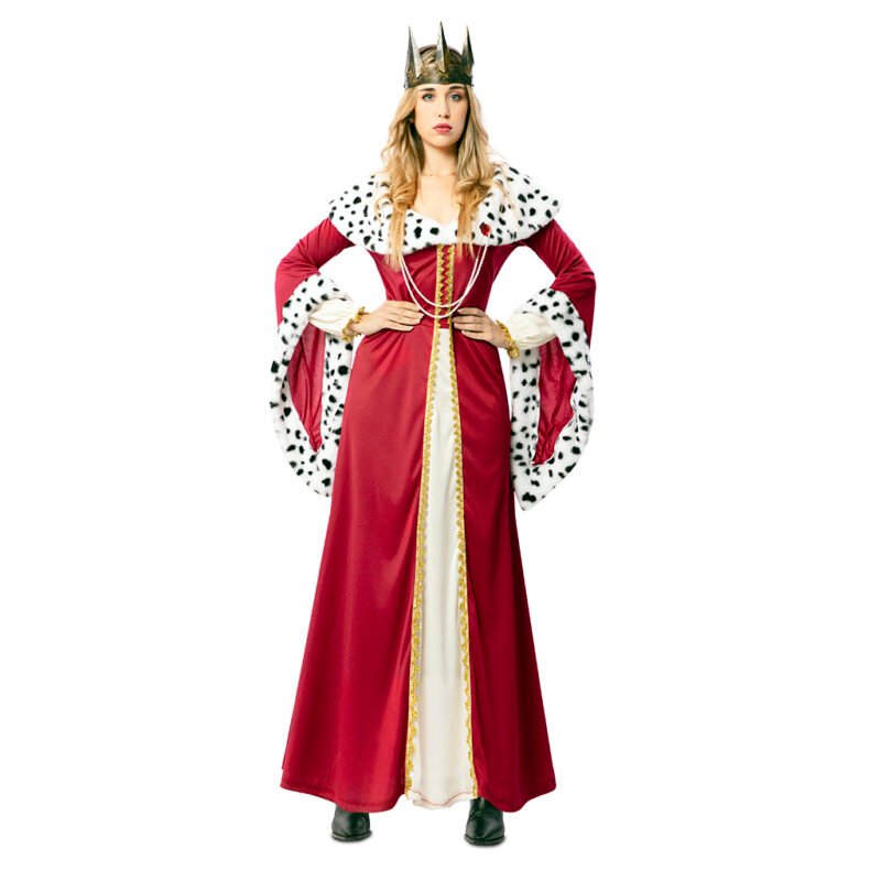 Fato de Rainha Medieval Luxe Mulher