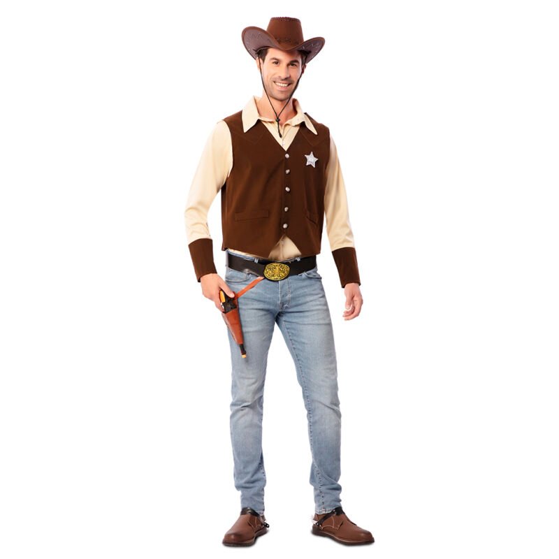 Fato de Xerife Cowboy Homem