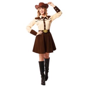 Fato de Xerife Cowgirl Mulher