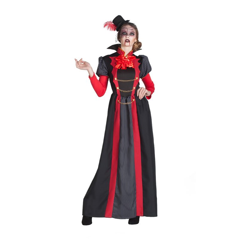 Fato de Vampira Vitoriana Mulher