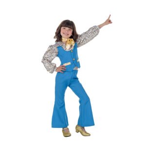 Fato de Azul dos anos 70 Menina