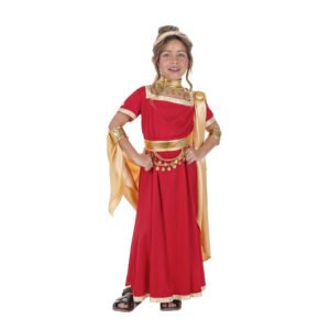Fato de Romano Vermelho Menina